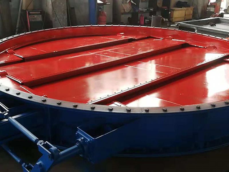 又一個(gè)圓形擋板門(mén)制作完工了，快來(lái)看