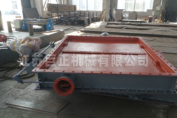 制作中的單軸擋板門(mén)，來(lái)看看